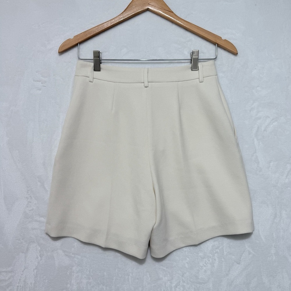 Iris Setlakwe Textured Shorts Women's Size 2 Quiet Luxury Old Money - Picture 3 of 10
